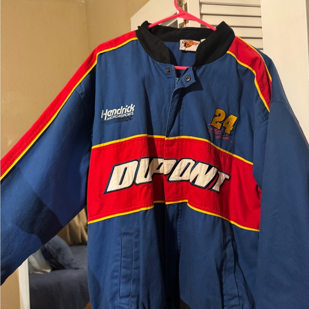 DuPont Blue and Red Racing Jacket